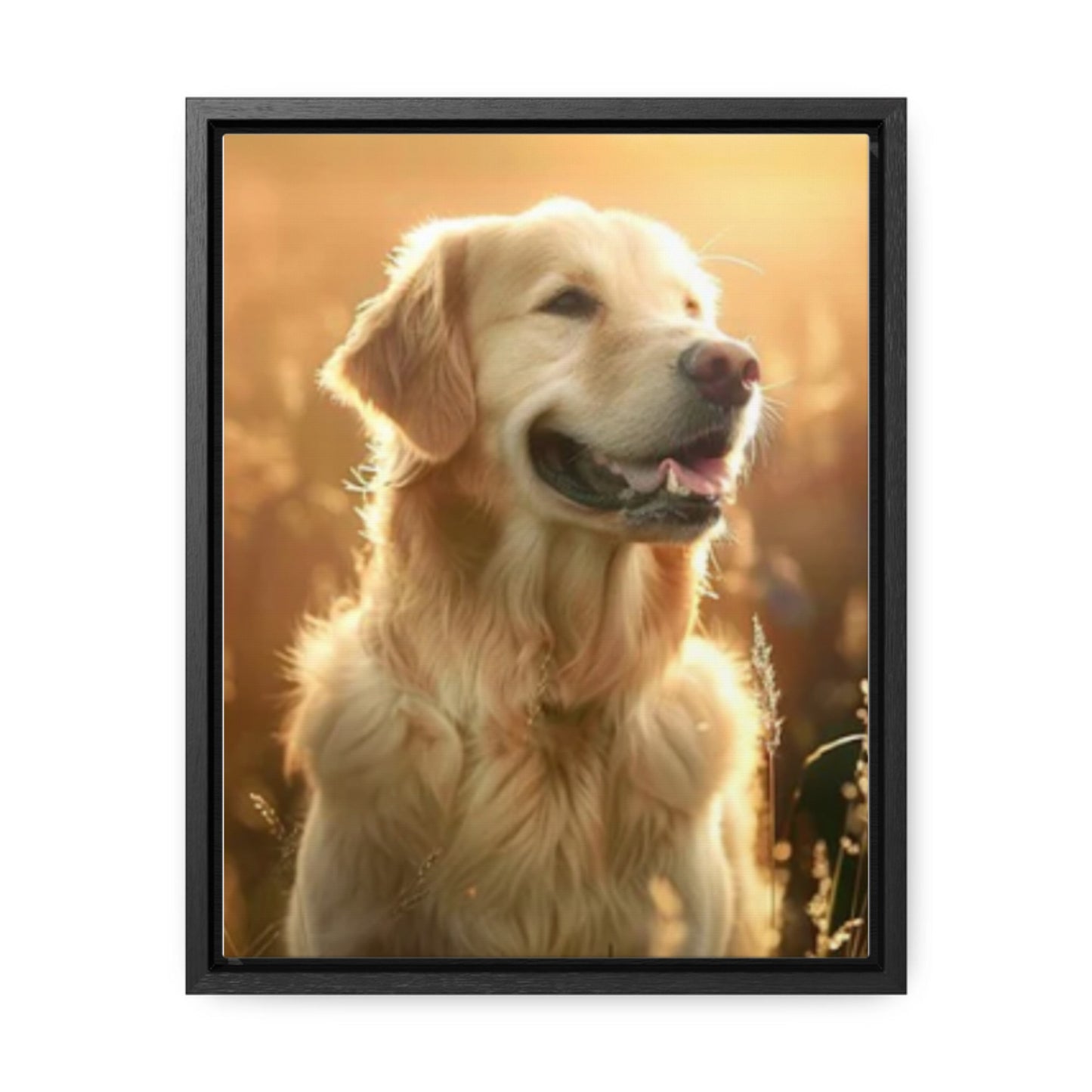 Personalized Framed Portrait Canvas Print - Upload Your Photo