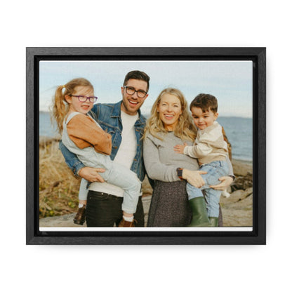 Personalized Framed Landscape Canvas Print – Upload Your Photo