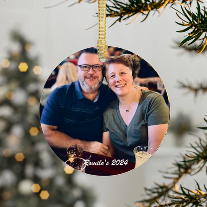 Personalized Acrylic  Ornament – Add Your Photo and Custom Text