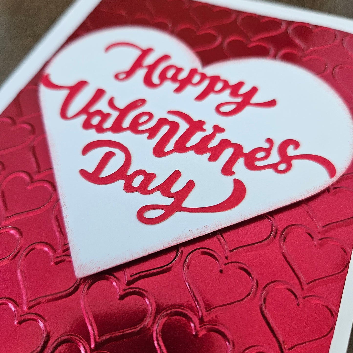 Handmade Valentine’s Day Greeting Card - "Happy Valentine’s Day"