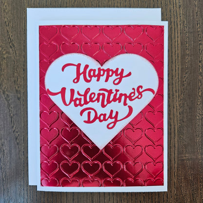 Handmade Valentine’s Day Greeting Card - "Happy Valentine’s Day"