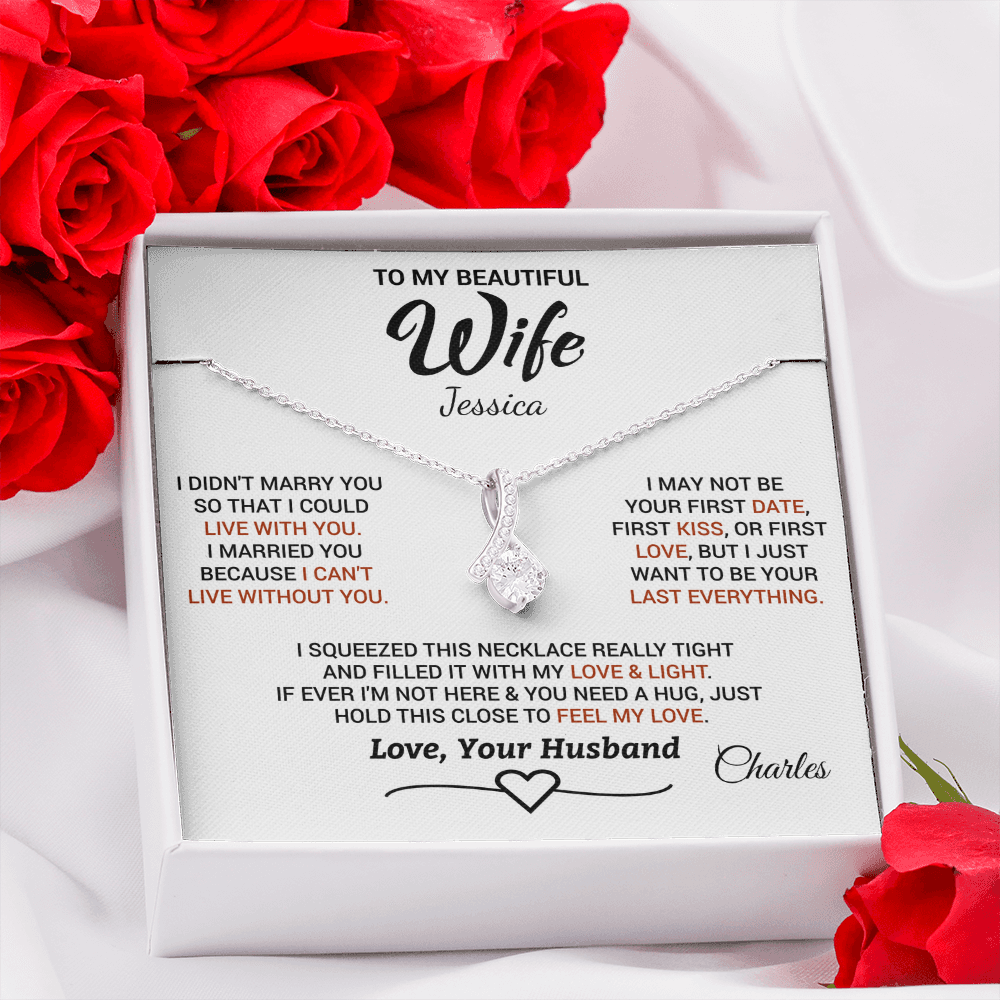 Personalized Alluring Beauty Necklace - Gift for Wife